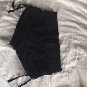 Mesh shorts bathingsuit cover up